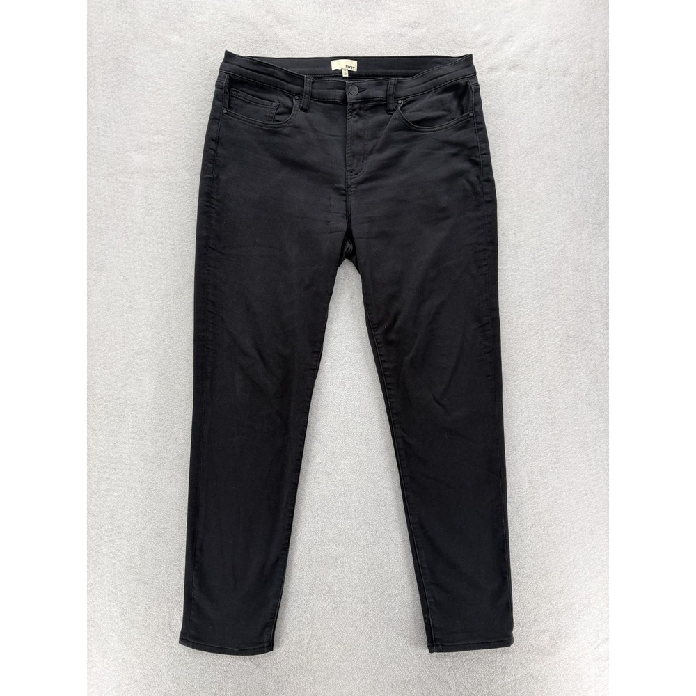 Swet Tailor All In Pants Mens 36x32 Black 4-Way Stretch Suprese Fabric Travel